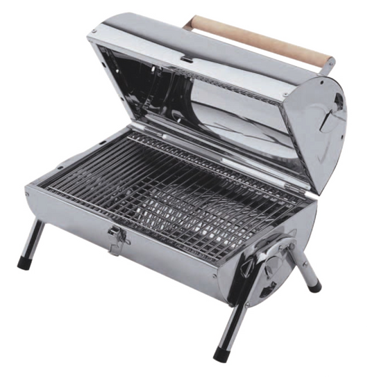 EXPLORER STEEL BARREL CHARCOAL BBQ